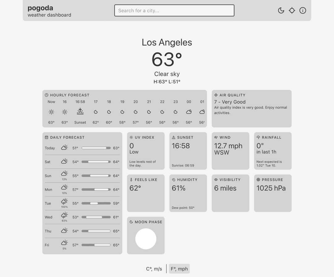 Pogoda - AppScreenshot